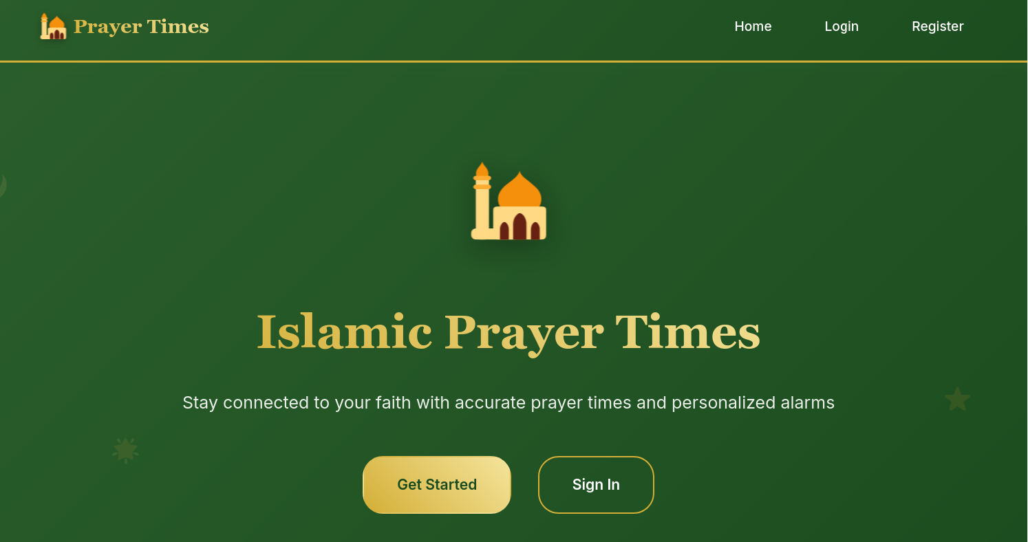 Prayer-Time Platform