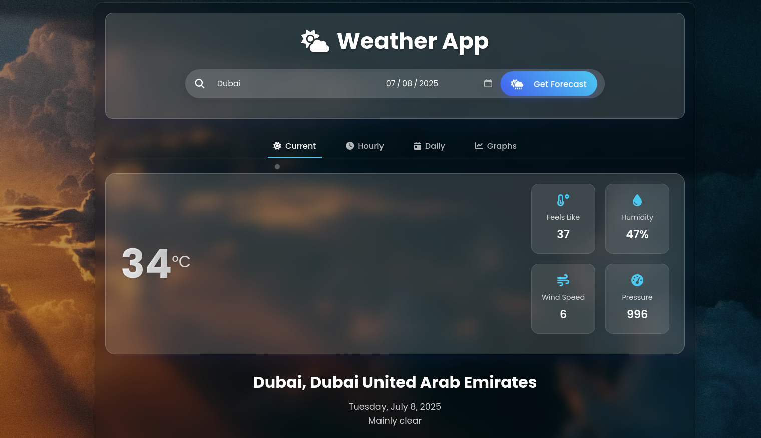 Weather Dashboard